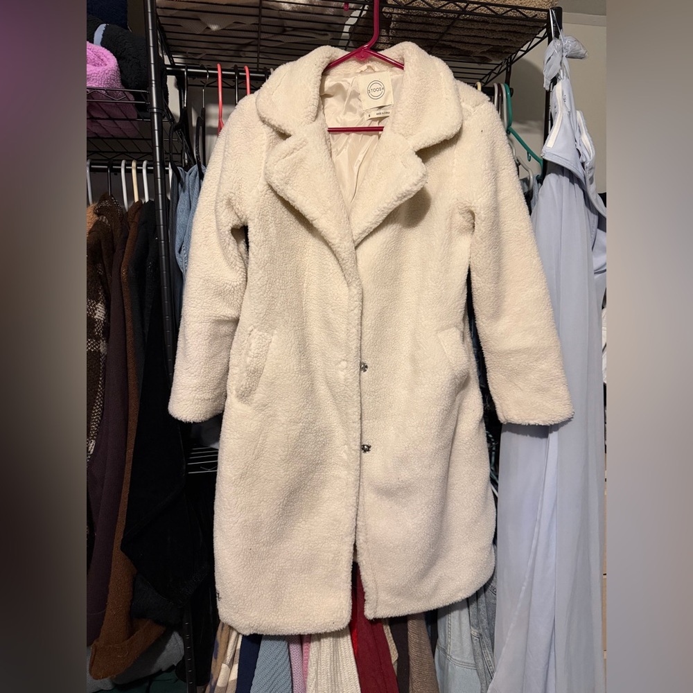 Sherpa Coat - Cream